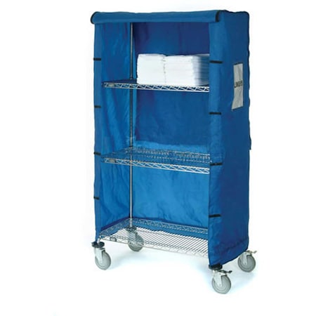 Nexel 36W x 24D x 74H Nylon Cover, Blue 481112BL